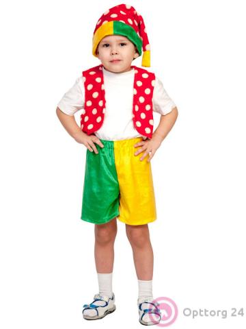 Костюм детский карнавальный Петрушка купить оптом