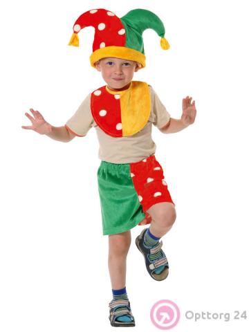 Костюм детский карнавальный Скоморох купить оптом