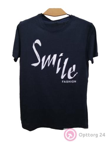 Футболка мужская с принтом "SMILE" купить оптом