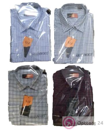 Детская сорочка в  клетку разных цветов купить оптом