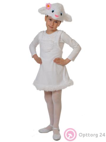 Костюм детский карнавальный Овечка белая купить оптом