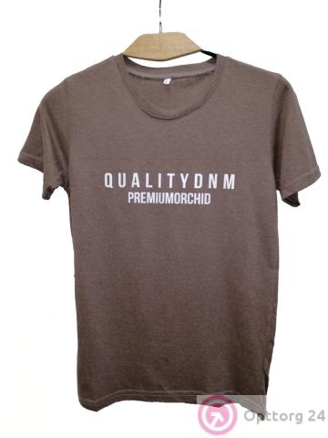Футболка мужская с принтом "QUALITYDNM" купить оптом
