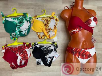 Купальник женский открытый эффектной модели купить оптом