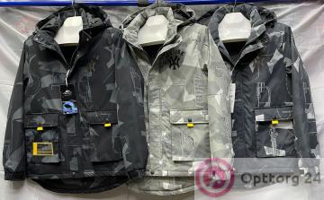 Куртка-парка мужская на синтепоне молодежный стиль купить оптом