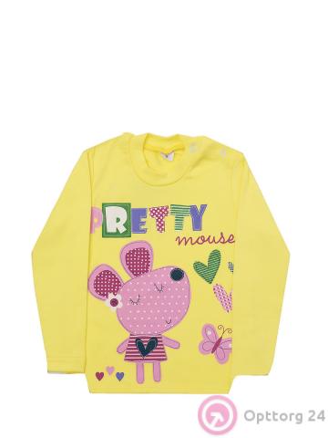 Кофта для девочки банановая купить оптом