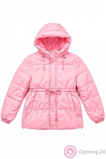 Куртка женская демисезонная с капюшоном и поясом купить оптом