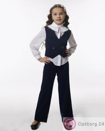 Школьная форма для девочек: комплект брючный купить оптом
