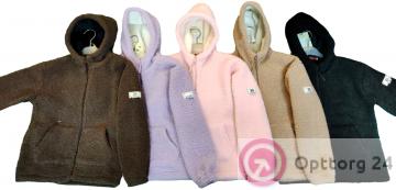 Куртка детская меховая демисезонная с капюшоном DADITA купить оптом