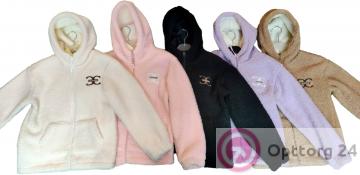 Куртка детская меховая демисезонная с логотипом DADITA купить оптом