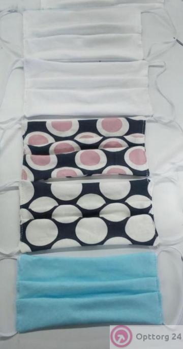 Маска тканевая трехслойная купить оптом