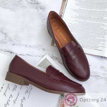 Туфли женские из искусственной кожи купить оптом