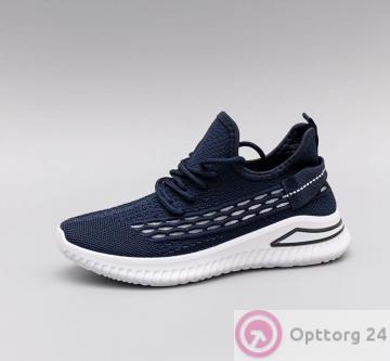 Кроссовки женские с перфорацией цвет темно-синий купить оптом