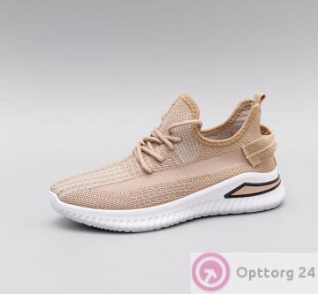 Кроссовки женские с перфорацией на сплошной подошве купить оптом
