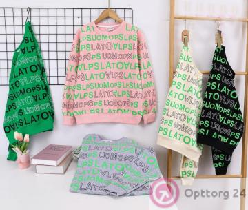 Свитшот детский для девочки купить оптом