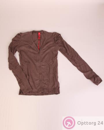 Кофта детская коричневая на пуговицах купить оптом