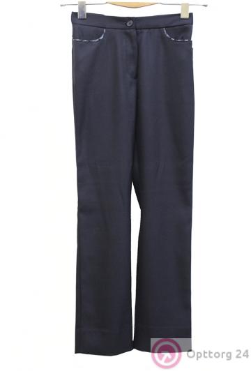 Брюки для девочки, темно-синего цвета купить оптом