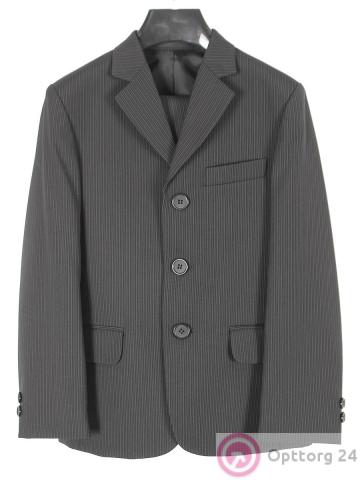 Детский костюм для мальчика в тонкую вертикальную полоску. купить оптом