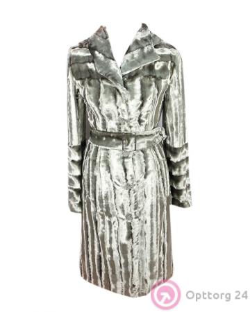 Пальто женское из искуственного меха 4017 купить оптом