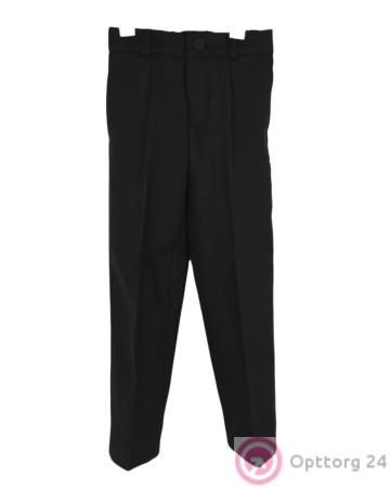 Брюки дошкольные черные однотонные купить оптом