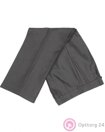 Брюки для мальчика серые в еле заметную полоску купить оптом