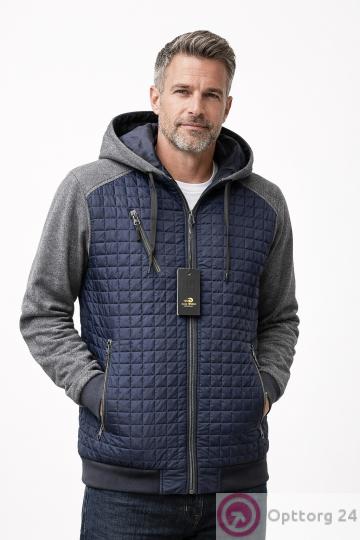 Куртка-толстовка мужская демисезонная стиль спортивный купить оптом