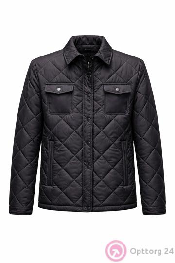 Куртка мужская демисезонная стеганная в ромбик купить оптом