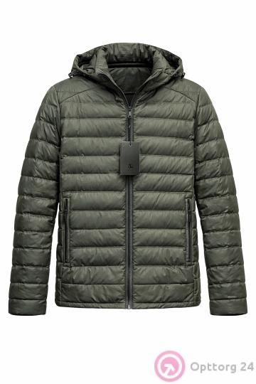 Куртка мужская демисезонная на синтепоне с капюшоном купить оптом