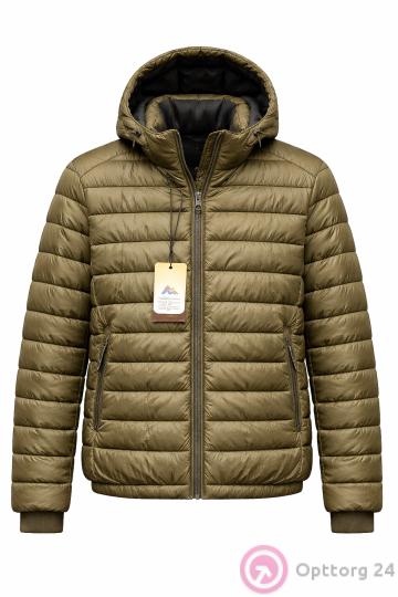 Куртка мужская демисезонная стеганная однотонная купить оптом