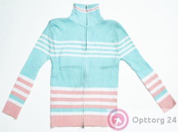 Джемпер женский бирюзового цвета купить оптом