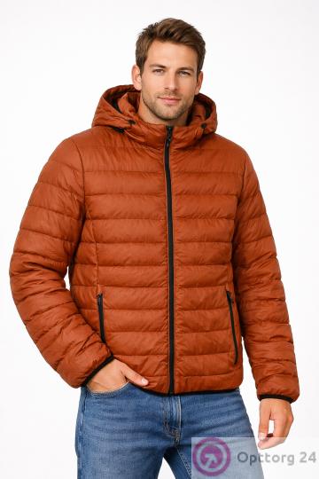Куртка мужская оранжевая демисезонная купить оптом