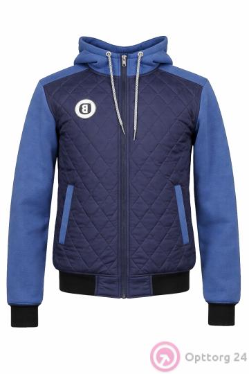 Куртка мужская стеганая демисезонная синяя купить оптом