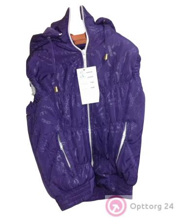 Жилет подростковый фиолетового цвета купить оптом