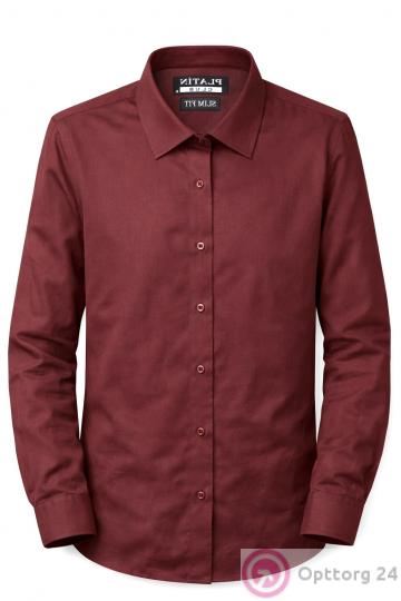 Рубашка мужская классическая приталенная из хлопка Platin купить оптом