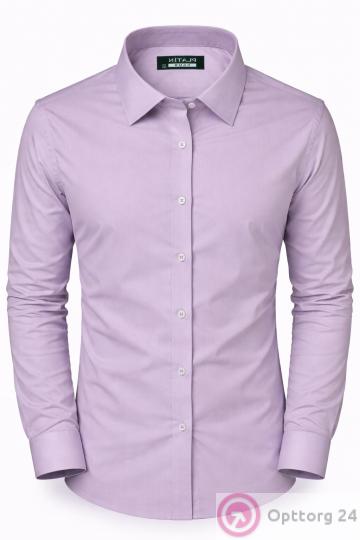 Рубашка мужская классическая прямая из хлопка Platin купить оптом