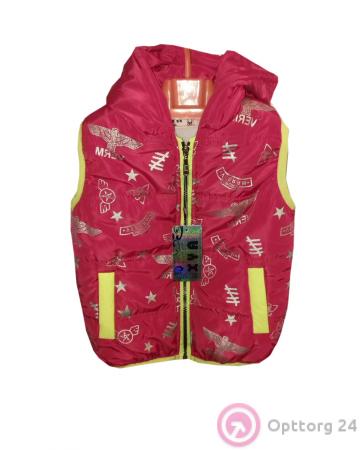 Жилет красный с орлами купить оптом