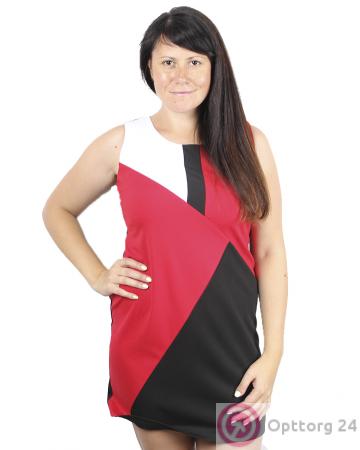 Платье женское цветное в виде мозайки. купить оптом