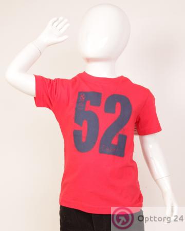 Футболка детская красная 52 купить оптом