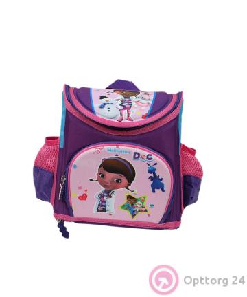 Мини - рюкзак детский фиолетово розовый купить оптом