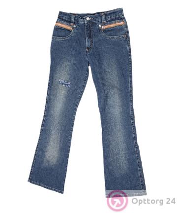 Джинсы женские светло-голубые тененные купить оптом