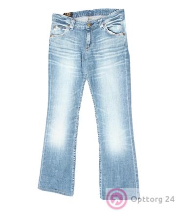 Джинсы женские светло-голубые тененные купить оптом