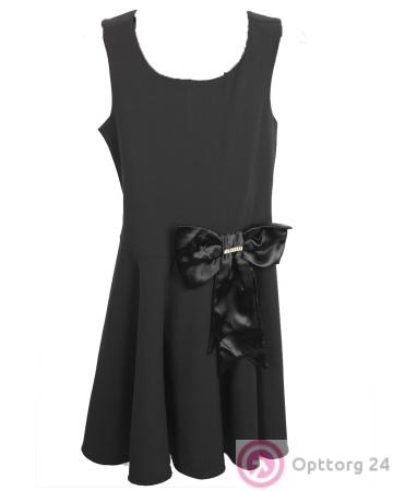 Детский сарафан на лямках с бантом. купить оптом