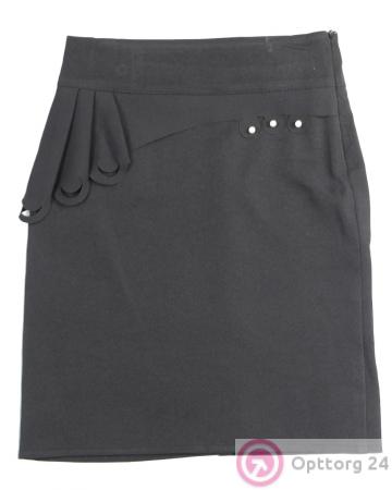 Детская юбка для школьной формы прямого кроя купить оптом