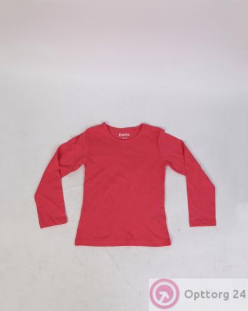 Футболка детская красная с длинным рукавом купить оптом