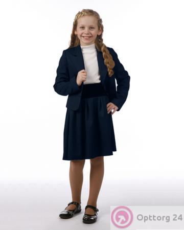Школьная форма для девочек: юбка с широким поясом купить оптом