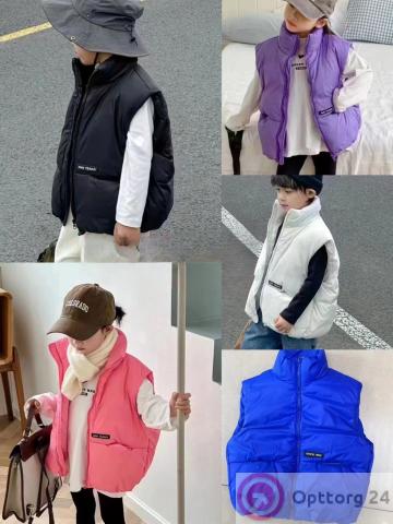 Жилет подростковый на синтепоне купить оптом