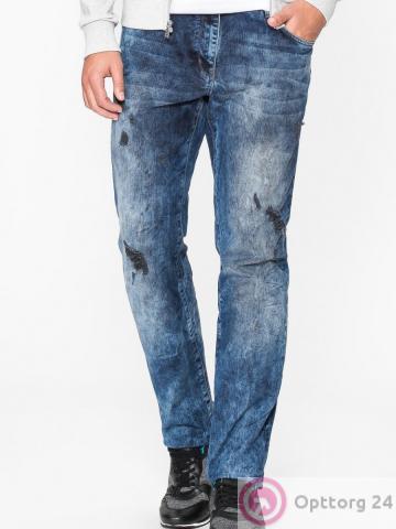 Мужские джинсы под варенки со вставками протертые купить оптом