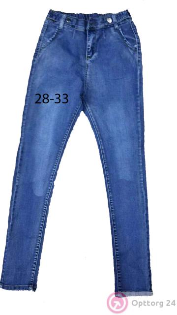 Джинсы женские на поясе с кнопками купить оптом