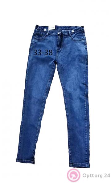 Джинсы женские большого размера с кнопками купить оптом