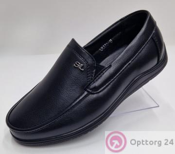 Школьные туфли для мальчика классические чёрные купить оптом