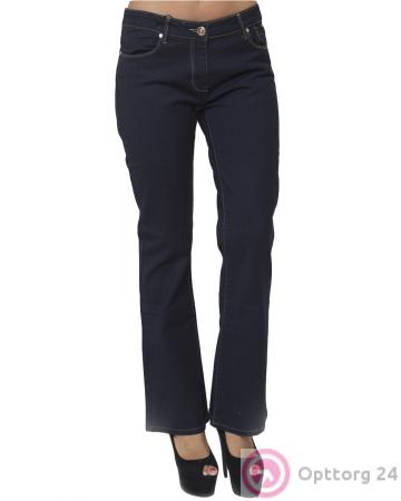 Брюки джинсовые для женщин расклешенные купить оптом